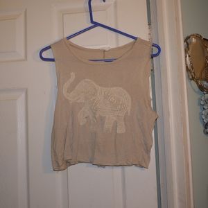 Elephant Crop Top